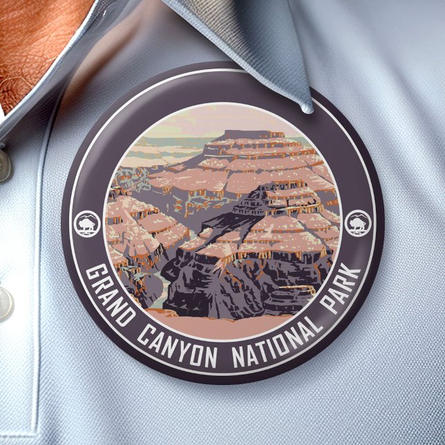 Grand Canyon National Park Souvenir Button (National Park Button)