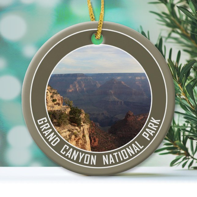 Grand Canyon National Park Souvenir Ceramic Ornament (National Park Ornament)