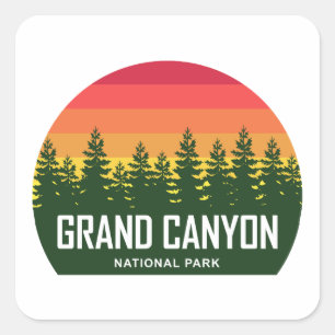 Grand Canyon National Park Square Sticker