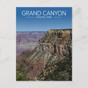 Grand Canyon National Park Stylised Travel Postcard