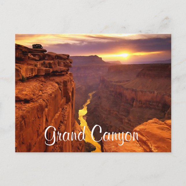 Grand Canyon National Park Sunset Arizona Postcard (Front)