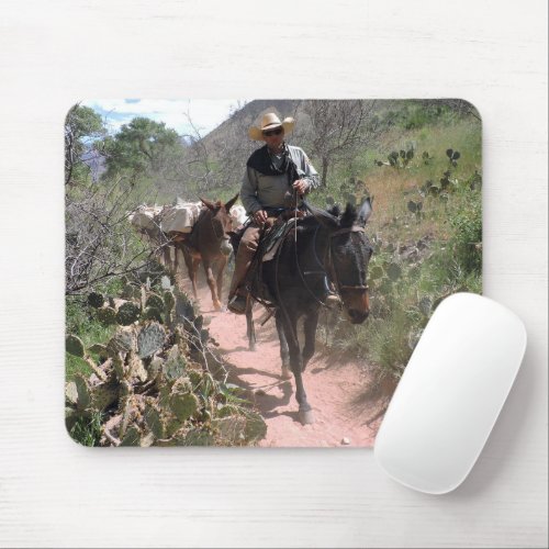 Grand Canyon National Park Trail Mules Mouse Pad