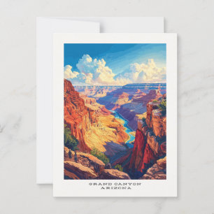 Grand Canyon National Park Travel Postcard