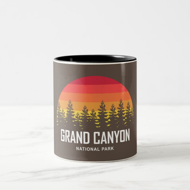 Grand Canyon National Park Two-Tone Coffee Mug (Center)