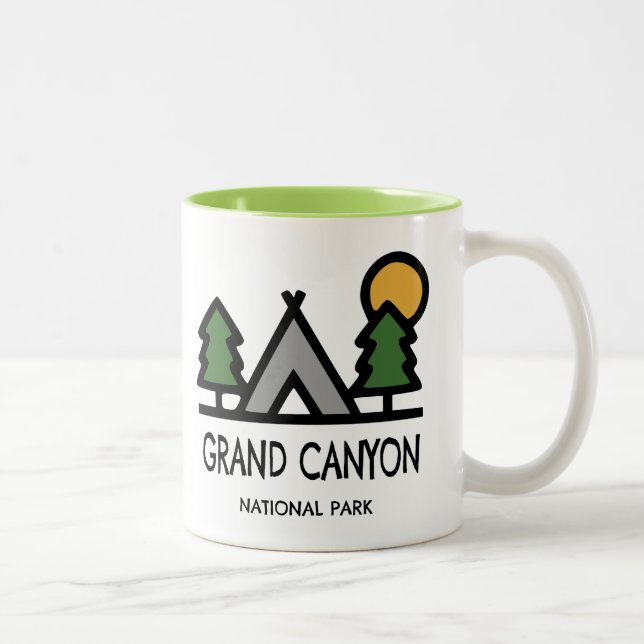 Grand Canyon National Park Two-Tone Coffee Mug (Right)