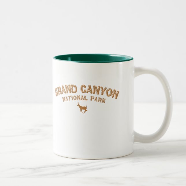 Grand Canyon National Park Two-Tone Coffee Mug (Right)