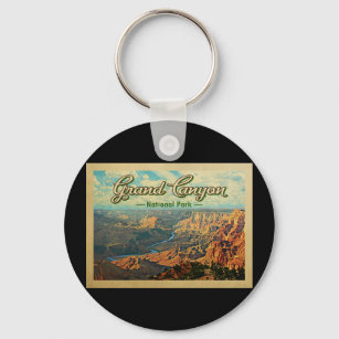 Grand Canyon National Park Vintage Travel Keychain