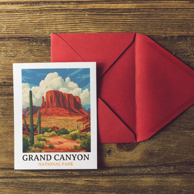 Grand Canyon National Park Vintage Travel Postcard (Grand Canyon National Park Vintage Travel Postcard)