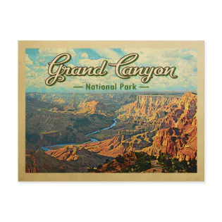 Grand Canyon National Park Vintage Travel Postcard Grand Canyon National Park Vintage Travel Postcard