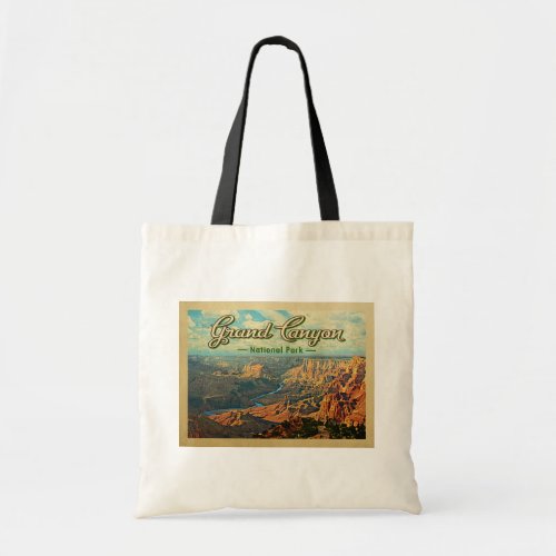 Grand Canyon National Park Vintage Travel Tote Bag