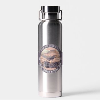 Grand Canyon National Park - Vintage Wpa Restored Water Bottle by NationalParkShop at Zazzle
