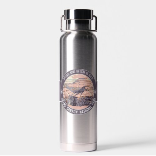 Grand Canyon National Park _ Vintage WPA restored Water Bottle