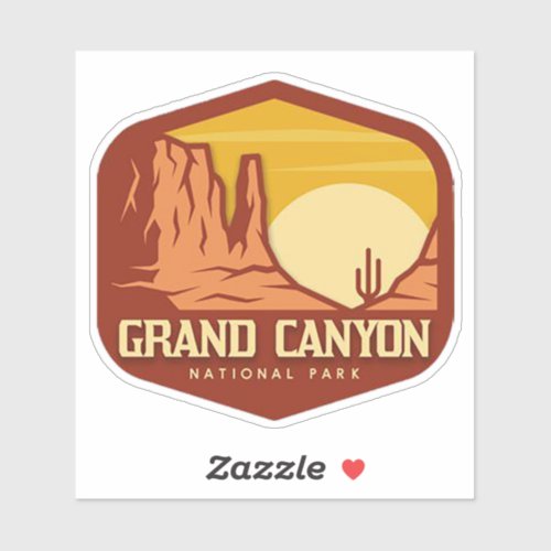 Grand Canyon National Park Vinyl Sticker