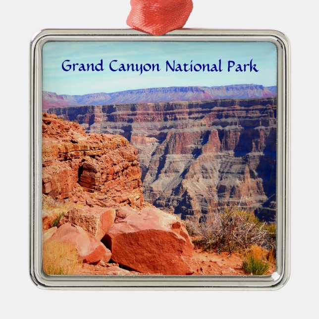Grand Canyon National Park West Rim Metal Ornament (Front)