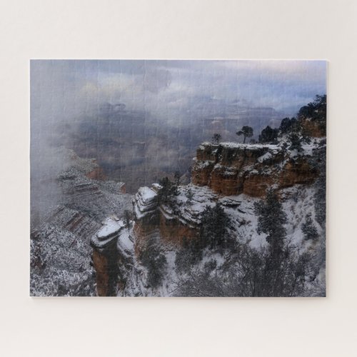 Grand Canyon National Park Winter Weather Scene Jigsaw Puzzle