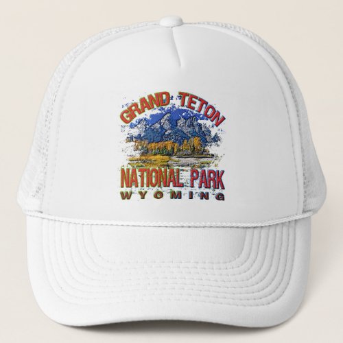 Grand Canyon National Park Wyoming Trucker Hat