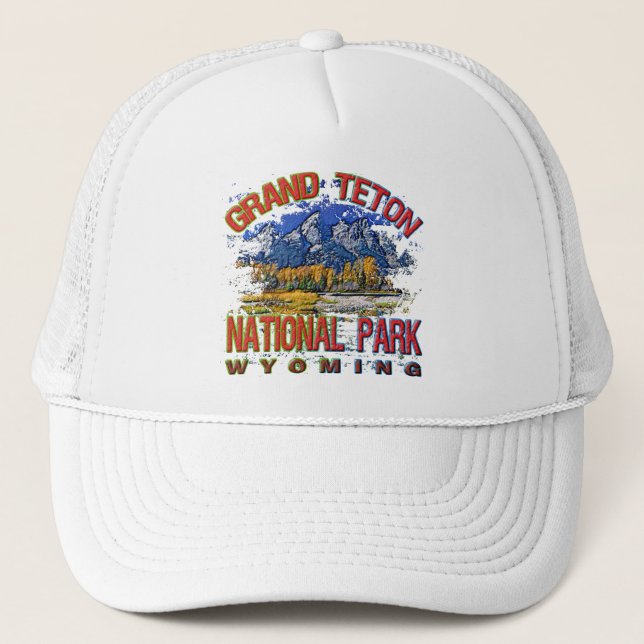 Grand Canyon National Park, Wyoming Trucker Hat (Front)