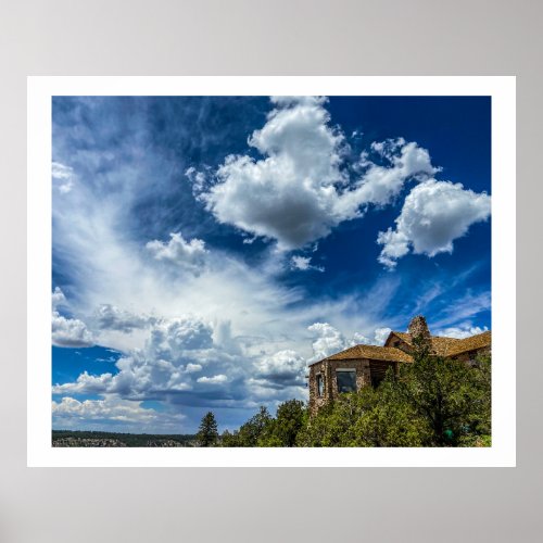 Grand Canyon North Rim Lodge Scenic Photography Poster