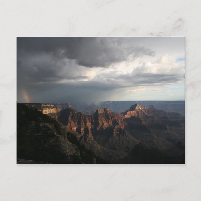 Grand Canyon North Rim Rainbow Postcard (Front)
