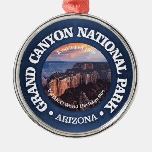 Grand Canyon NP 2 Metal Ornament