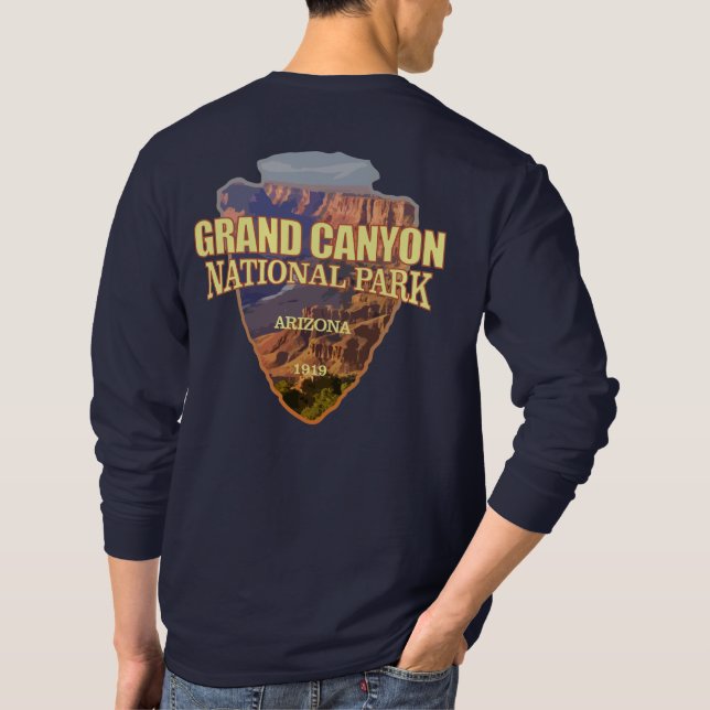 Grand Canyon NP (arrowhead) T-Shirt (Back)