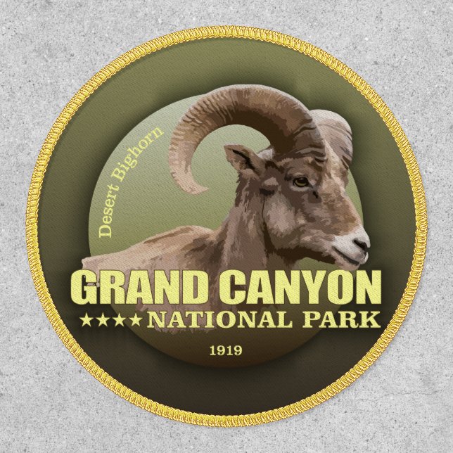 Grand Canyon NP (Bighorn) WT  Patch (Front)