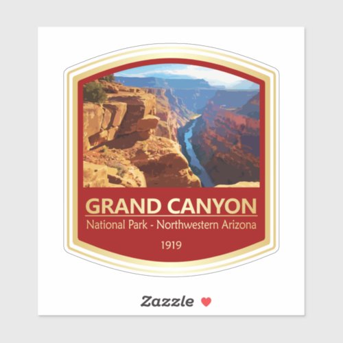 Grand Canyon NP PF1 Sticker