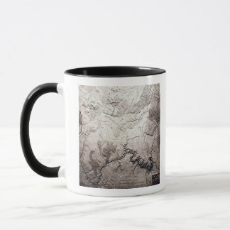 Grand Canyon of Colorado and UtahPanoramic Map Mug