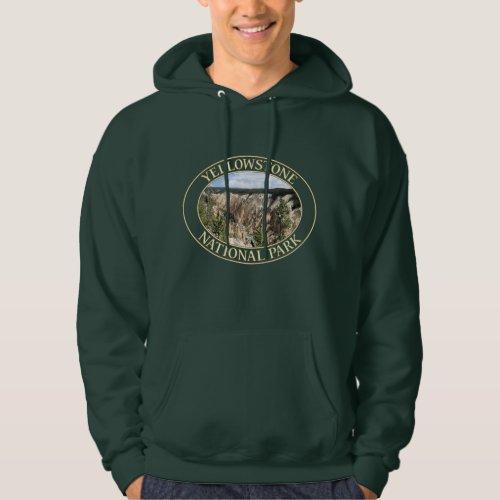 Grand Canyon of the Yellowstone at Yellowstone NP Hoodie