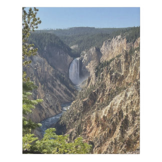 Grand Canyon of the Yellowstone Faux Canvas Print