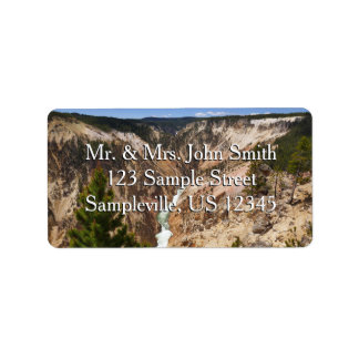 Grand Canyon of the Yellowstone Label