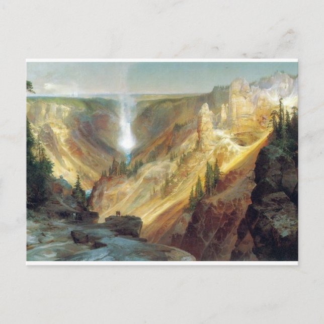 Grand Canyon of the Yellowstone Postcard (Front)