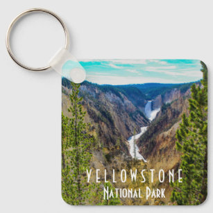 Grand Canyon of Yellowstone Keychain