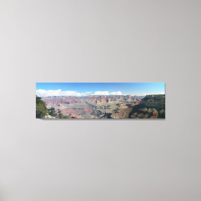 Grand Canyon Panoramic Stretched Canvas Print (Front)