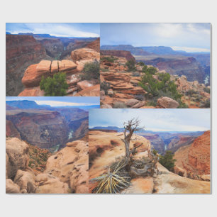 Grand Canyon Photo Collage Wrapping Paper