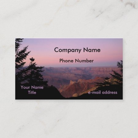 Grand Canyon Photography Business Card