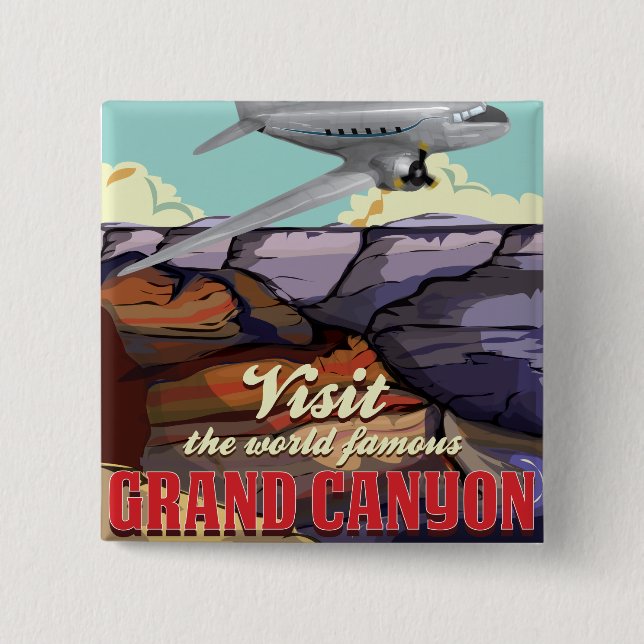 Grand Canyon Pinback Button (Front)