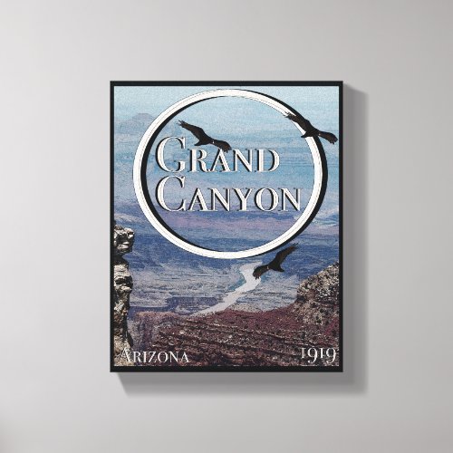 Grand Canyon Poster Canvas Print