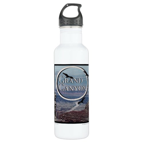 Grand Canyon Poster Stainless Steel Water Bottle