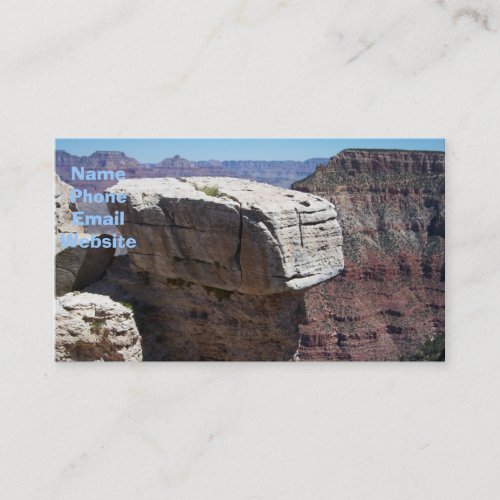 Grand Canyon Profile Card Business Card