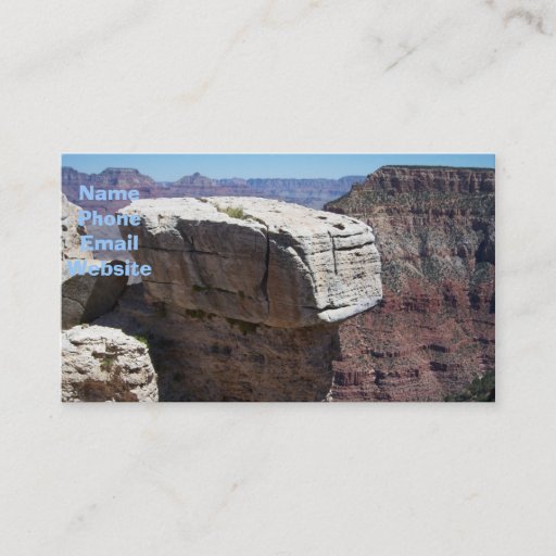 Customizable Grand Canyon Profile Card Business Card