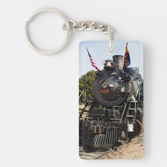 Grand Canyon Railway steam engine 4960 Keychain (Front)