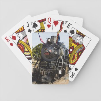 Grand Canyon Railway Steam Engine 4960 Playing Cards by americathebeautiful_ at Zazzle