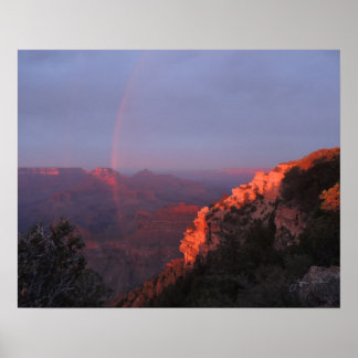 Grand Canyon Rainbow Poster