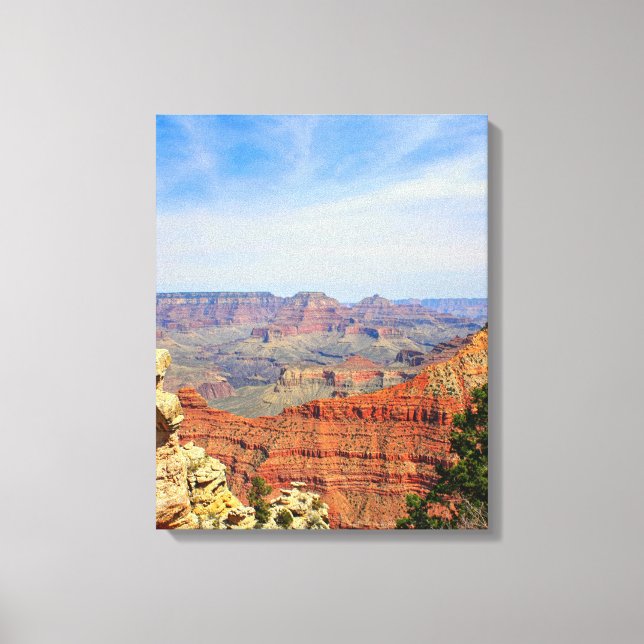 Grand Canyon Red Rock Layers Canvas Print (Front)