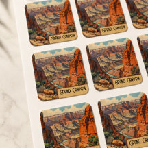 Grand Canyon Retro Travel Design