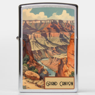 Grand Canyon Retro Travel Design Zippo Lighter
