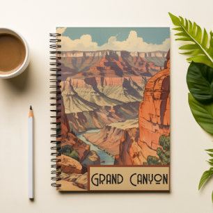 Grand Canyon Retro Travel Stationery Planner