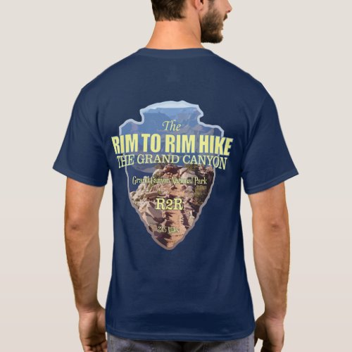 Grand Canyon Rim to Rim arrowhead T_Shirt