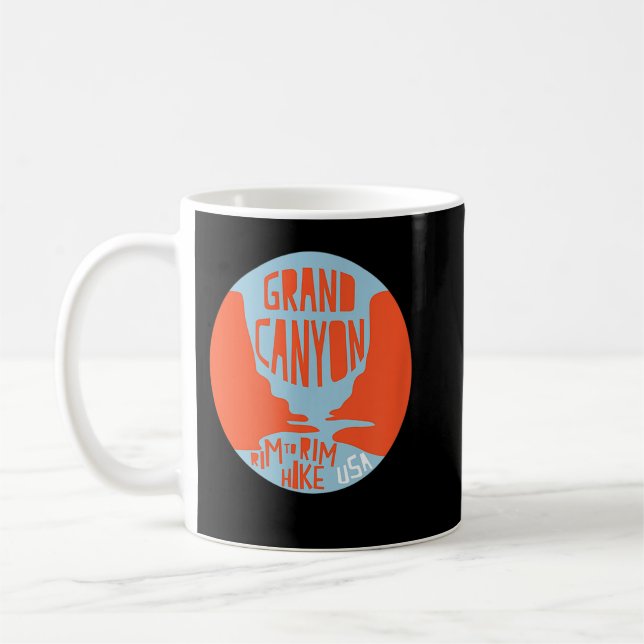 Grand Canyon - Rim to Rim hike - USA Coffee Mug (Left)